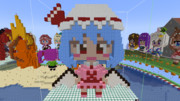 マインクラフトで作ったレミリア・スカーレット