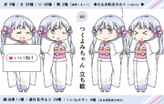 【立ち絵】デフォルメ つくよみちゃん