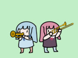 【GIF】金管楽器と琴葉姉妹
