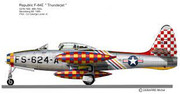 リパブリック　F-84　サンダージェット／サンダーストリーク