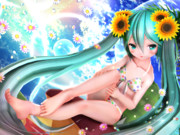 【ちびミクちゃん萌えリンク】スベスベなおみあしさん…♡