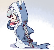 さめきぐるみあかりちゃん