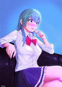 提督と映画鑑賞中に