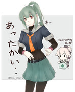 冬は夕張さんのお腹が心配なので暖かインナーを着てもらいたい。