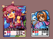 サクラチヨノオー　SNK Cards風で自分の絵柄で現代リメイク