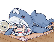 さめきぐるみあかりちゃん２