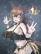 赤マルゼンスキーの勝利ポーズすき