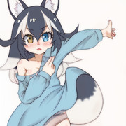 スモックを準備しているがもう少しかかる…いい顔いただき