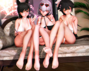 【あたかおルーム】アズレンお姉さん達の ステキな足先…♡