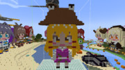 マインクラフトで作った洩矢諏訪子