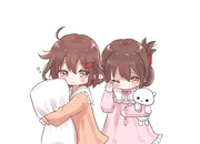 仕事が終わるまで待っててくれる姉妹