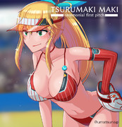 始球式のマキさん