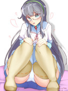 大淀の薄い青色