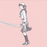 【無限耐久】明日ちゃんのセーラー服　なわとび赤バージョン