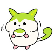 【GIF】ハムスターぽいずんだもん【透過】