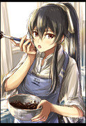 矢矧はバレンタインチョコ準備中