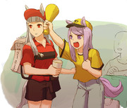 【ウマ娘】「プライベート観戦中に…」【ゴルマク】