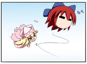 お寺の前のヤマビコさん　・５７日目