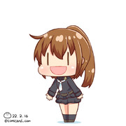 文月　艦これワンドロ　220216