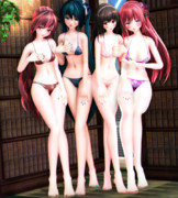 【今日のミクお姉さん】クロスさせる ふとももさん…♡