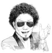 追悼画：松鶴家千とせさん