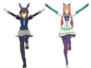 アドマイヤベガさんとサイレンススズカさん