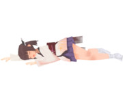 寝るローポリきりたん