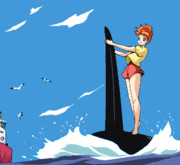 マウスとペイントで七つの海のティコ