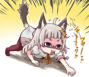 やせいのあかりちゃんがあらわれた！