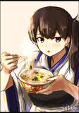 みそラーメン(加賀味噌使用)を食べる加賀さん