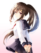 後ろ手 ニコニコ静画 イラスト
