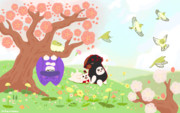 3月の壁紙「お花見」