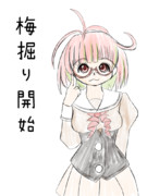 艦これ落書き漫画　「発令！「捷三号作戦警戒」」後段作戦待ち