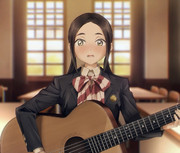 【素材】明日ちゃんのセーラー服(36)　やってやったぜ蛇森生静