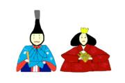 お雛様とお内裏様