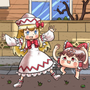 春の訪れを告げるリリーホワイトさんとゆっくりさん