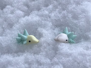 [粘土で]ユキハミ見つけた[ポケモン]