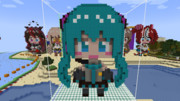 マインクラフトで作った初音ミク