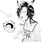 餌付けされるシャカール