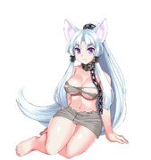 東北イタコ動画GIF素材（首輪）