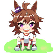 ワンコ座りシンコウウインディ