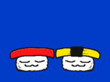 赤身寿司くんと玉子寿司くん