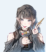 舌ピアス ニコニコ静画 イラスト
