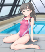 競泳水着紗枝はん（桃色）