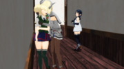 相変わらず仲睦まじい米濠艦娘