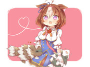 ドトウちゃんとジグザグマ