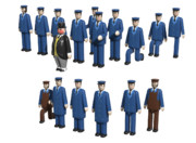 【MMDきかんしゃトーマス】トーマス用人物モデルセット(1番ゲージ風)【モデル配布あり】