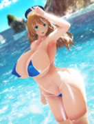 海辺のむちむち愛宕さん