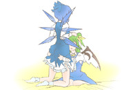 本日のチルノさん＆大妖精さん（問1530：文字無し版）