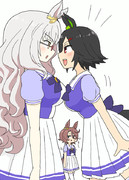 チケゾーとビワハヤヒデとタイシン